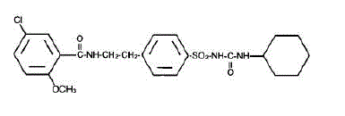 MICRONASE® (glyburide) Structural Formula Illustration